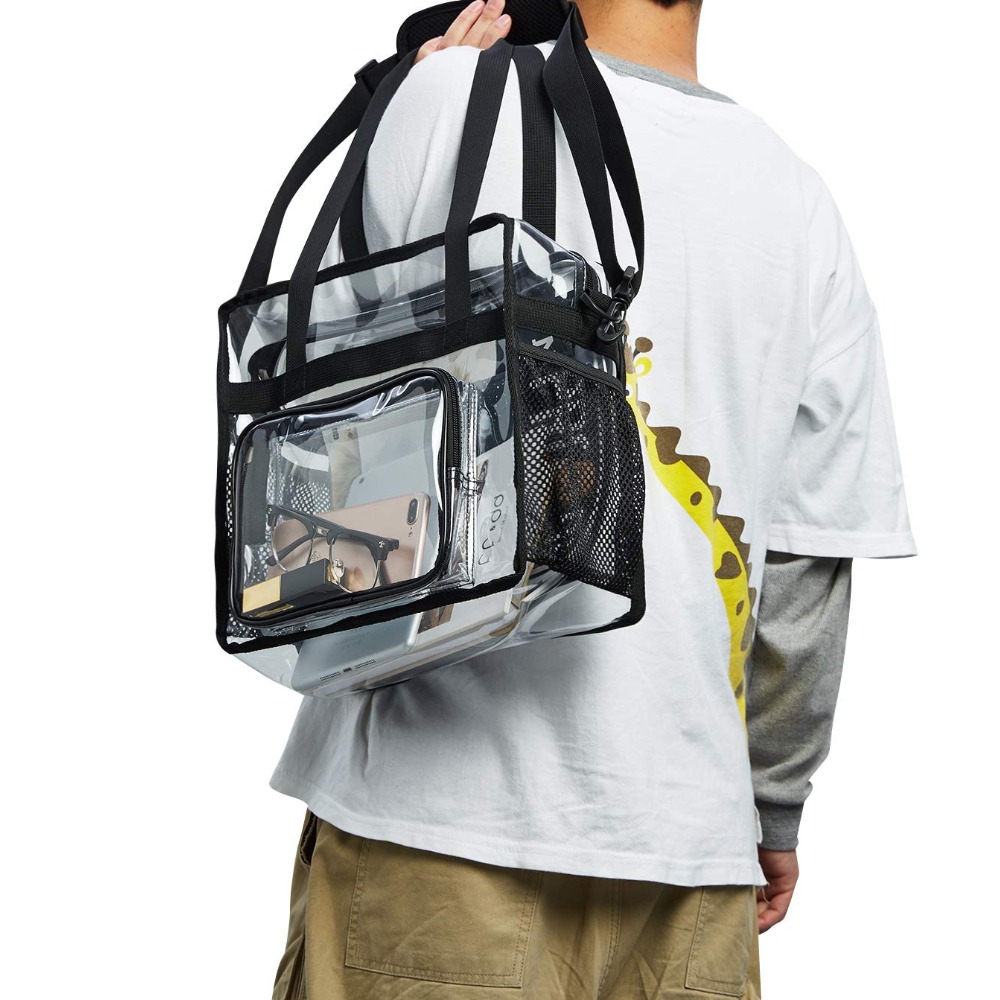Woman In Bag - Bolsa Transparente Reforçada de Plástico com