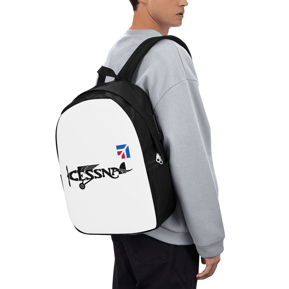 Women Bags For Travel - Mochila com logotipo Cessna, bolsa de