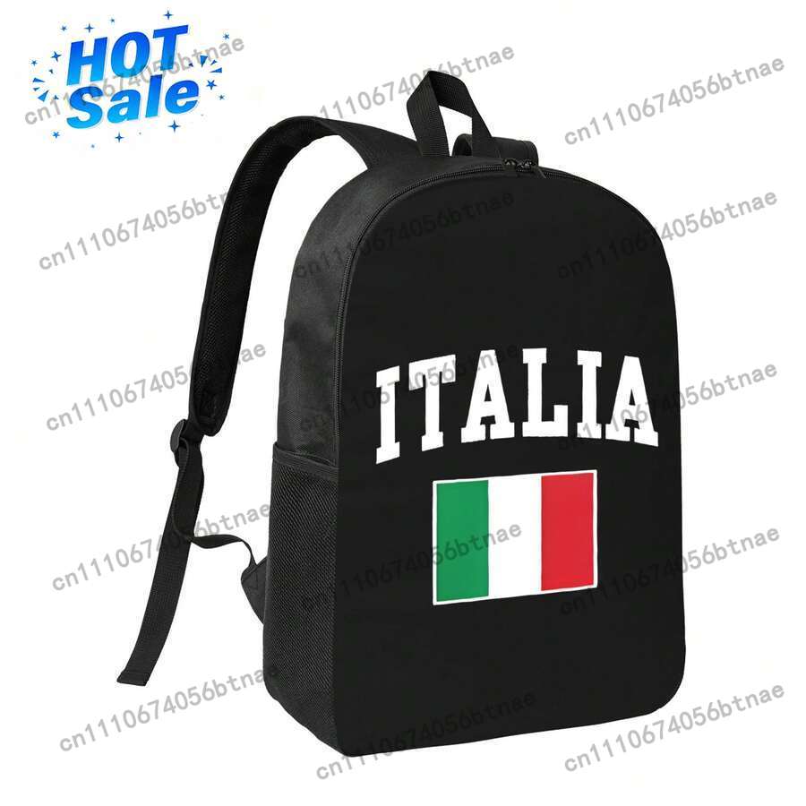 Women Bags Casual - Mochila com bandeira da Itália, à