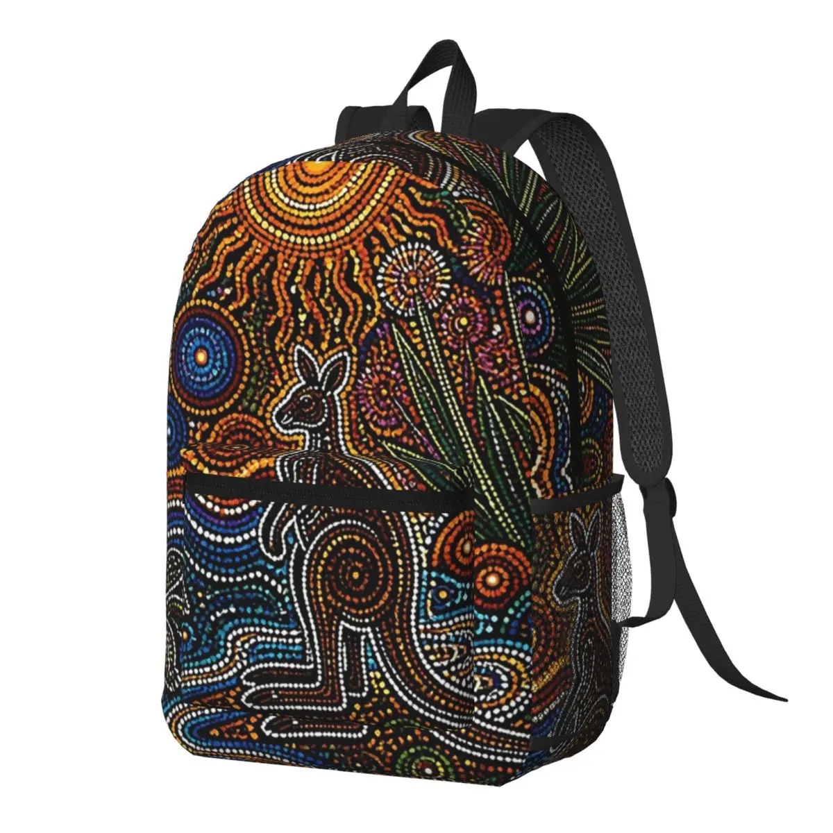 Women'S Kangaroo Bags - Mochila abstrata australiana de canguru aborígene,