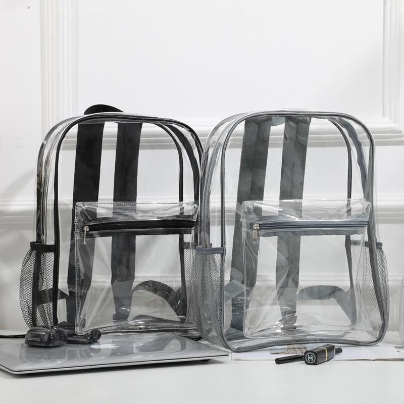 Women Bags Casual - Mochila Transparente de PVC para Esportes