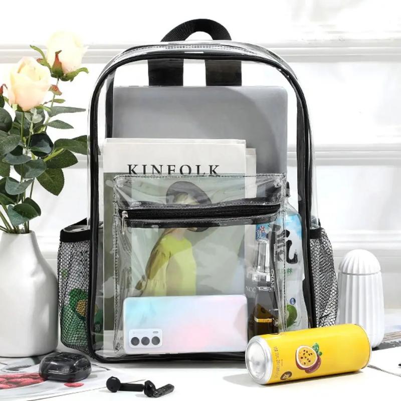 Women Bags Casual - Mochila Transparente de PVC para Esportes