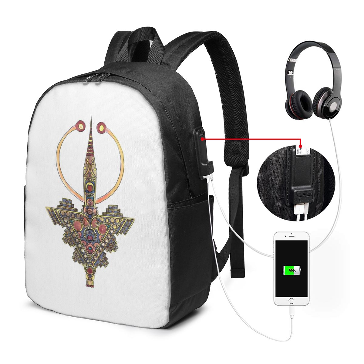 Women Bags For Travel - Kabyle Jewelry Amazigh Morocco Mochila de