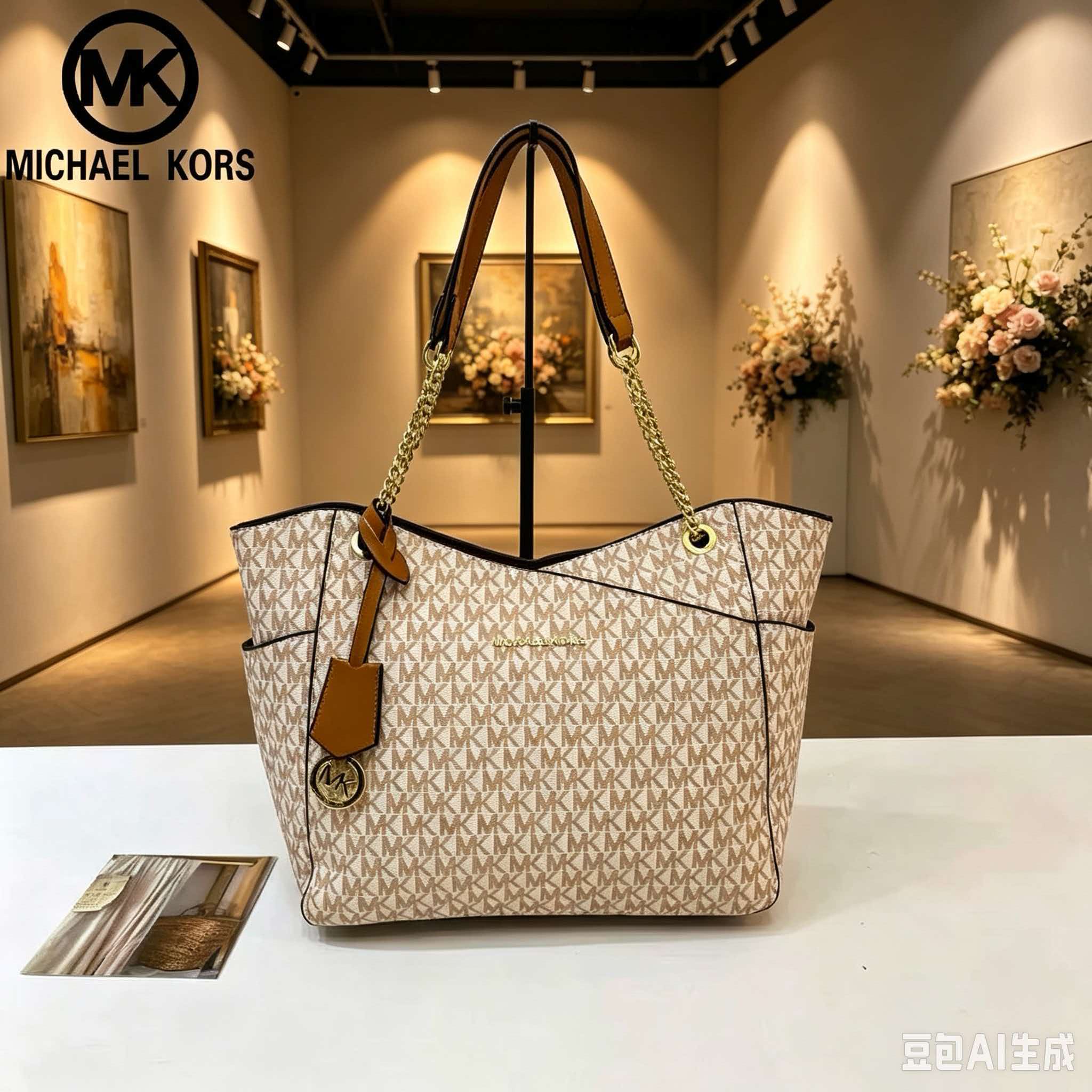 Women'S Tote Bags Michael Kors - Bolsa de ombro casual feminina Michael