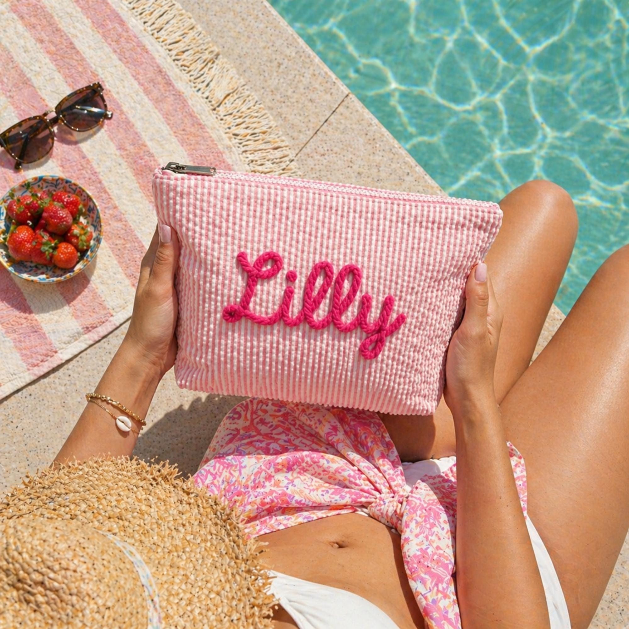 Bolsa de Maquiagem Personaliza - Women Bags Name avaliação e preço