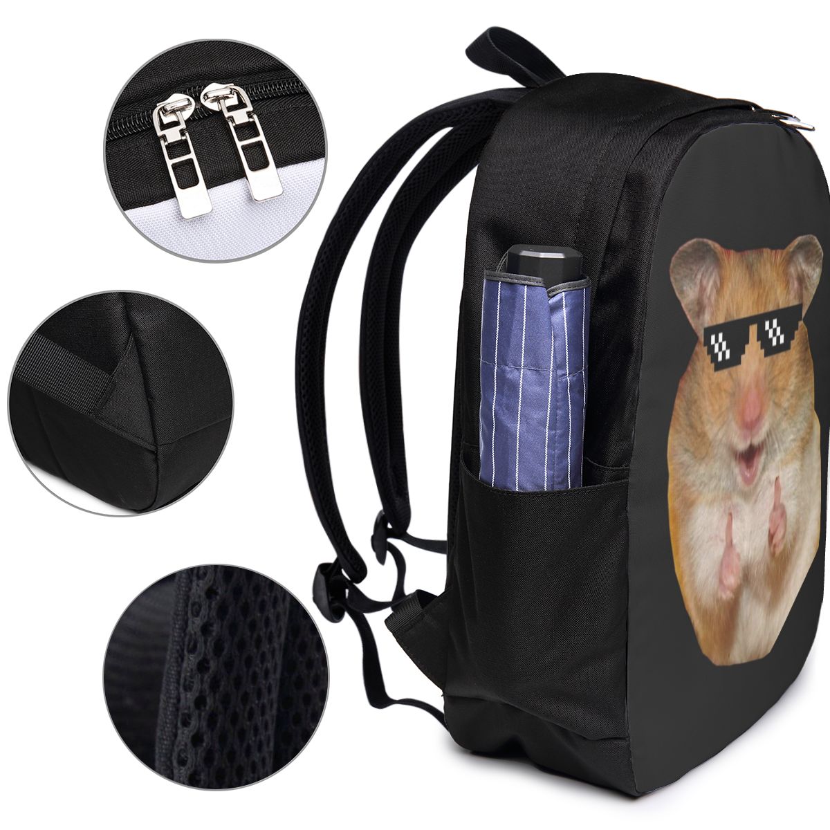 Mochila engraçada de hamster,  - Women Bags For Travel avaliação e preço