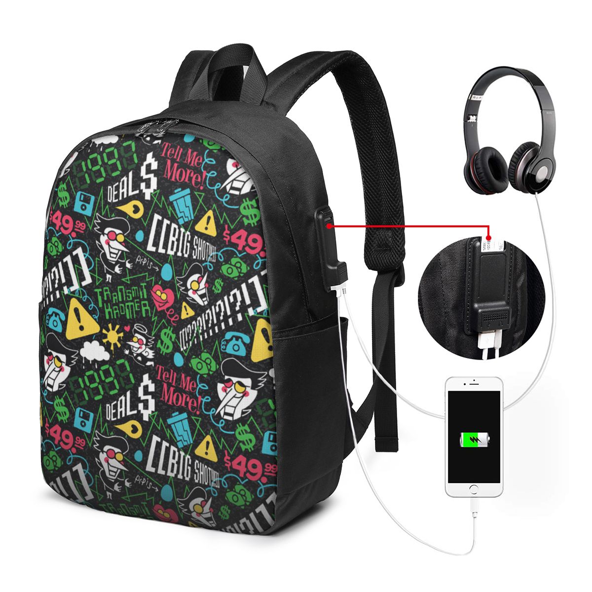 Mochila Deltarune SPAMTON G pa - Women Bags For Travel avaliação e preço