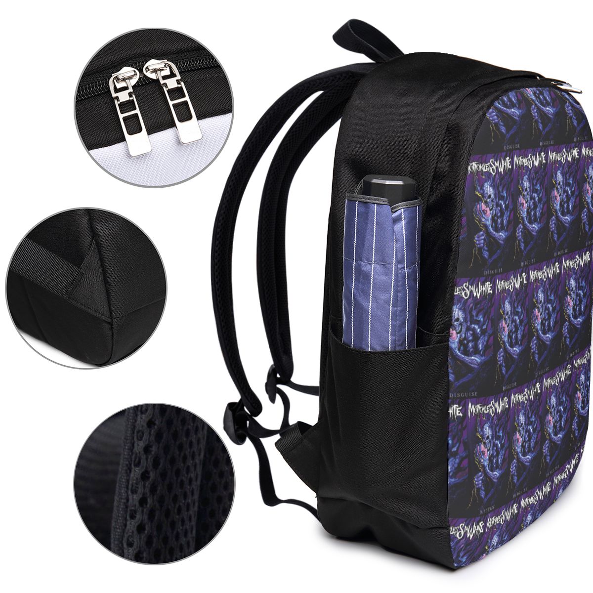 Mochila Motionless In White pa - Women Bags For Travel avaliação e preço