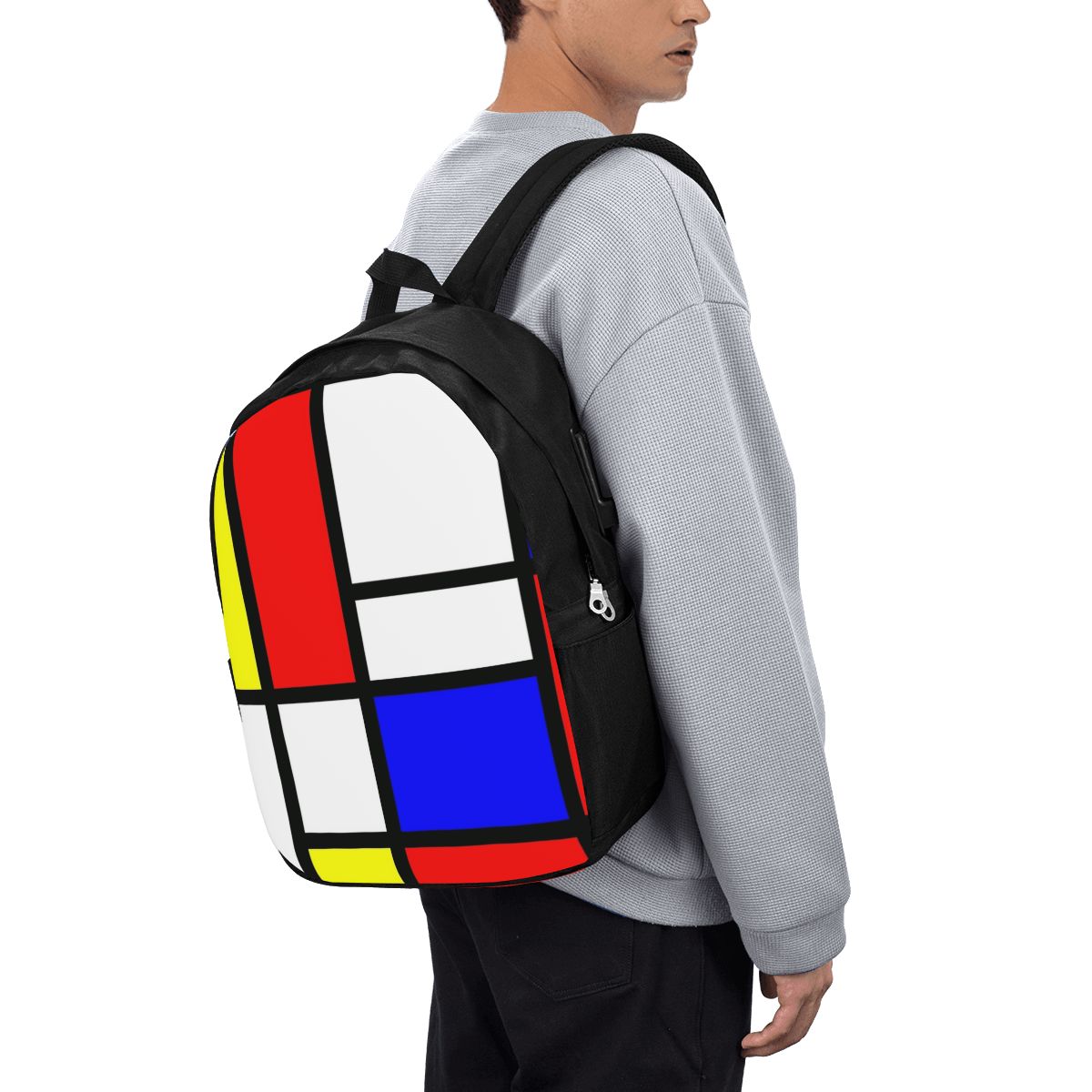 Mochila Piet Mondrian Composit - Women Bags For Travel avaliação e preço