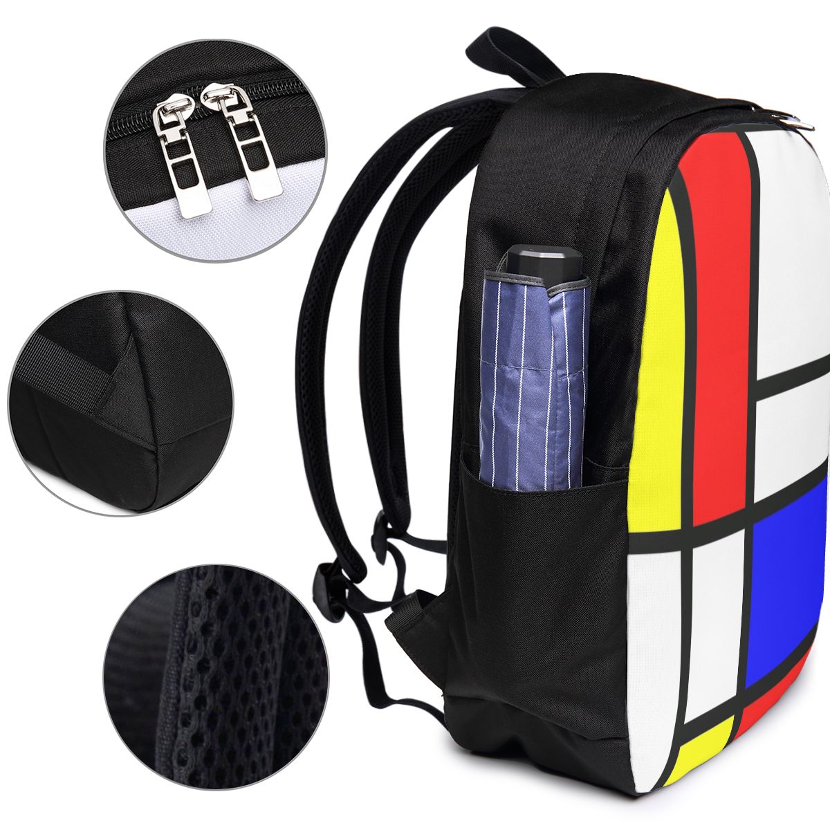Mochila Piet Mondrian Composit - Women Bags For Travel avaliação e preço