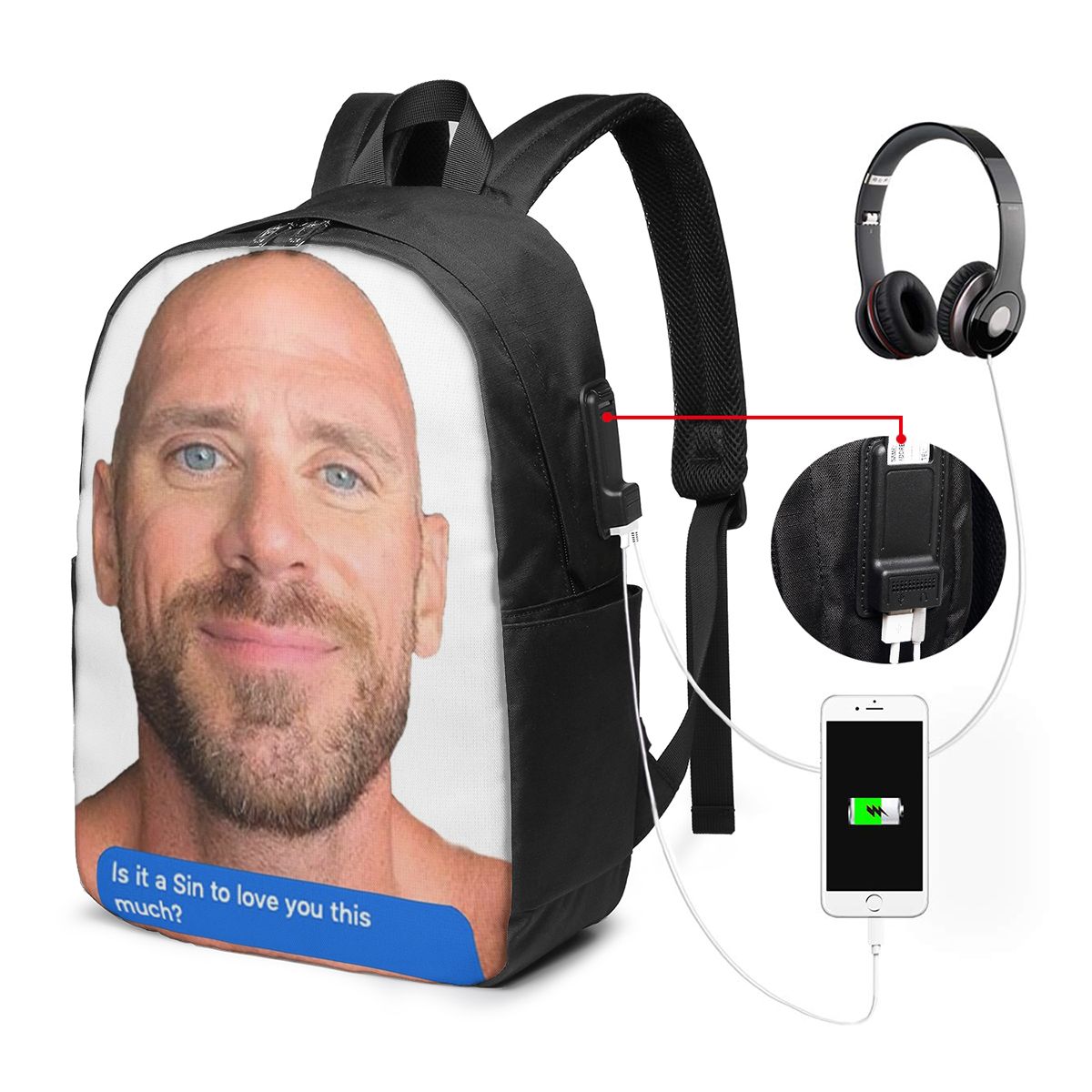 Mochila Johnny Sins Flirty Tex - Women Bags For Travel avaliação e preço