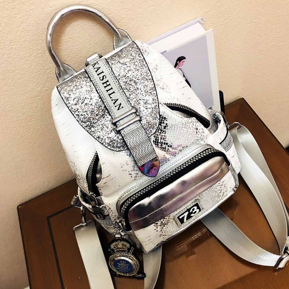 Mochila de couro de alta quali - Women Bags White avaliação e preço
