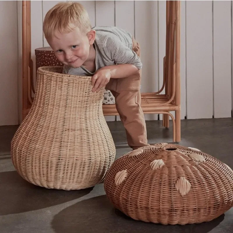 Nordic vento rattan tecido em  - Basket Bag Wicker avaliação e preço