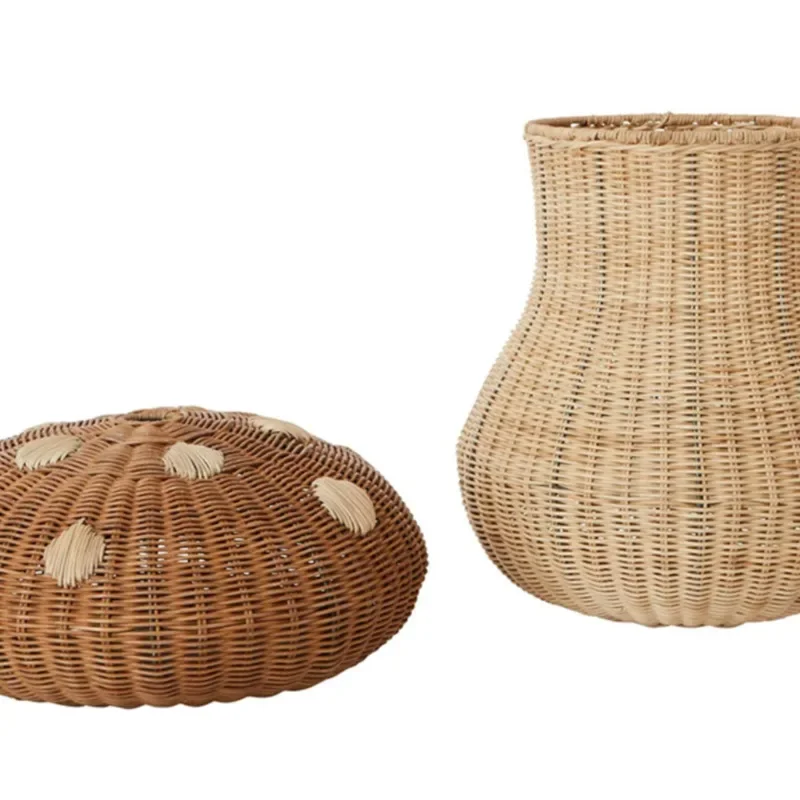 Nordic vento rattan tecido em  - Basket Bag Wicker avaliação e preço