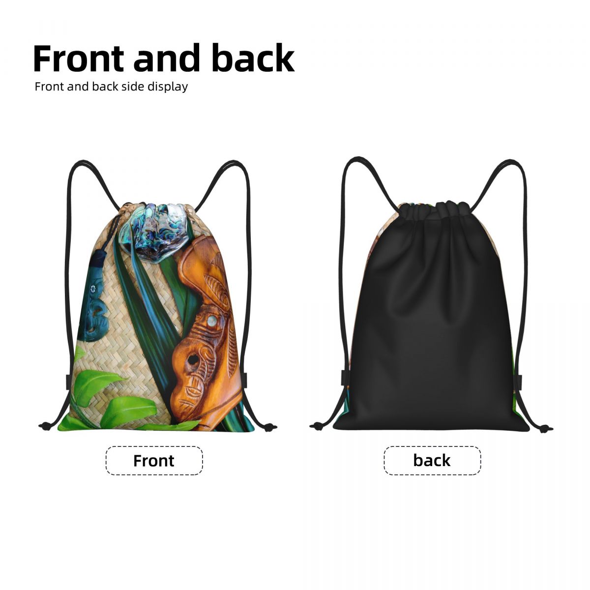 NZ Maoris Tema Saco de Cordão  - Women Bags Nz avaliação e preço