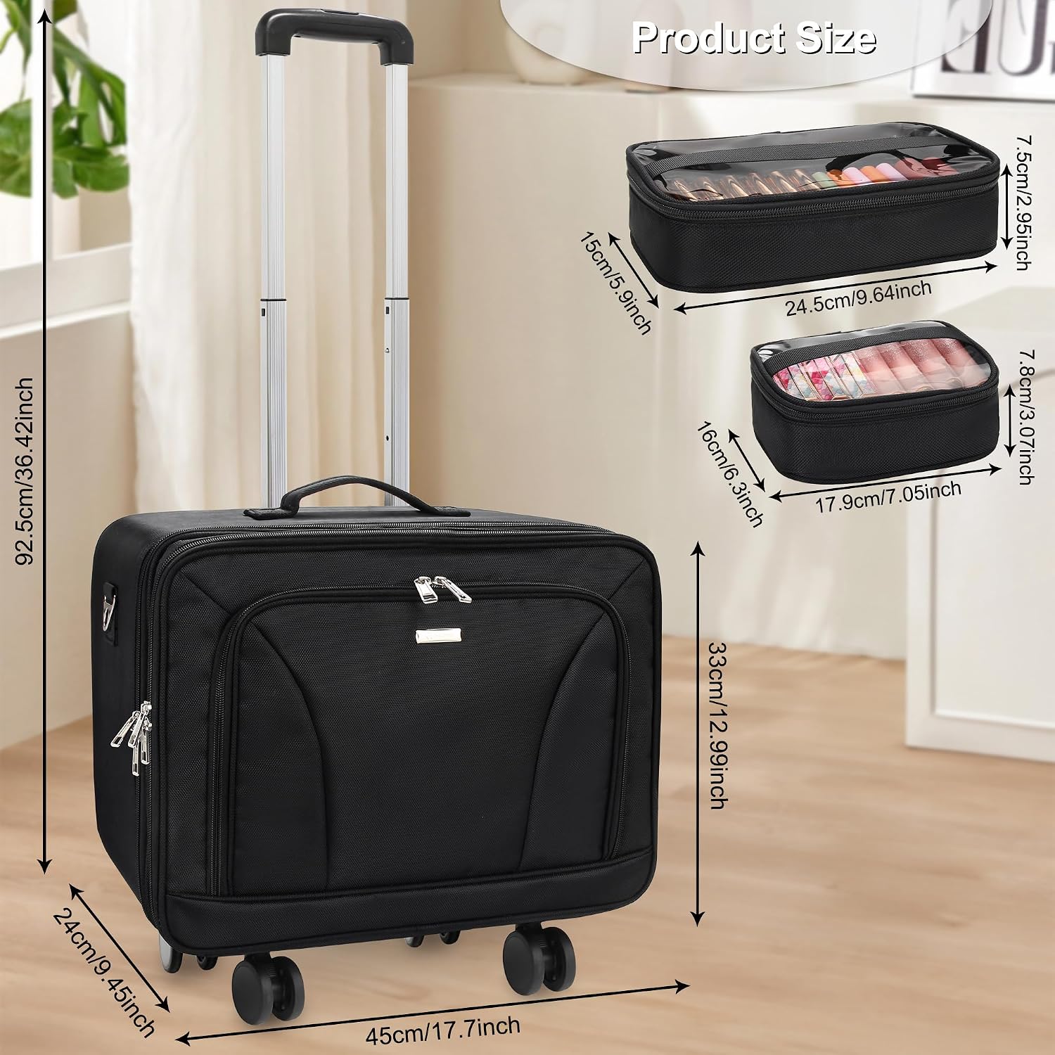 Maleta de Maquiagem Extra Gran - Women Bags For Travel avaliação e preço