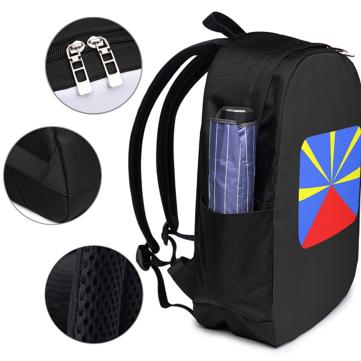 Mochila com bandeira da ilha d - Women Bags For Travel avaliação e preço