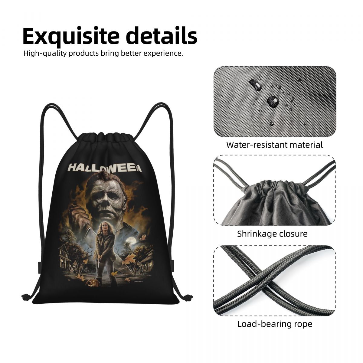 Halloween filme de terror mich - Women Bags Myer avaliação e preço