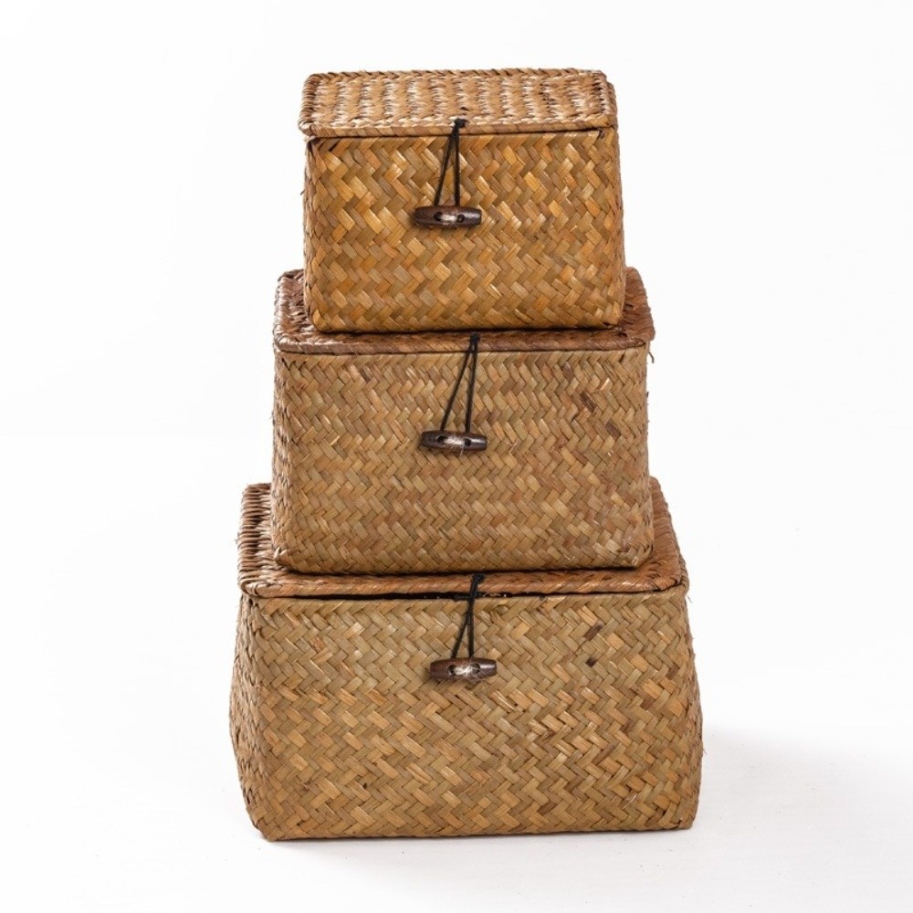 Cestas de Armazenamento Retang - Basket Bag Wicker avaliação e preço