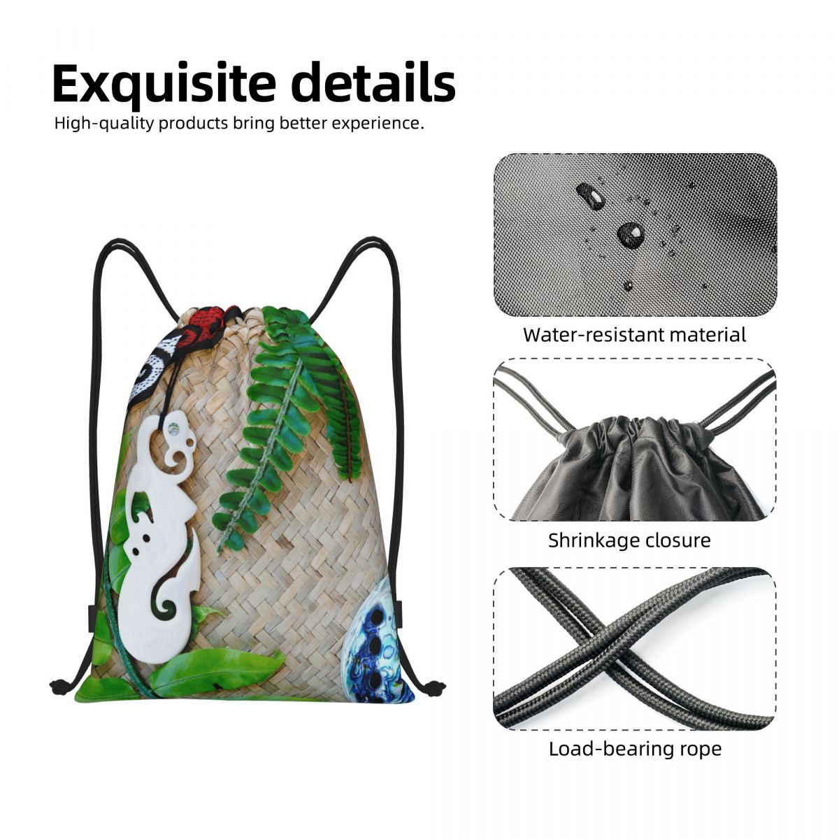 NZ Maoris Tema Sacos de cordão - Women Bags Nz avaliação e preço