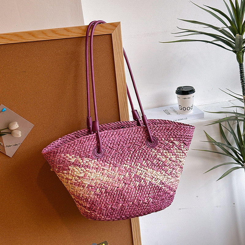 Casual rattan grande capacidad - Basket Bag Wicker avaliação e preço