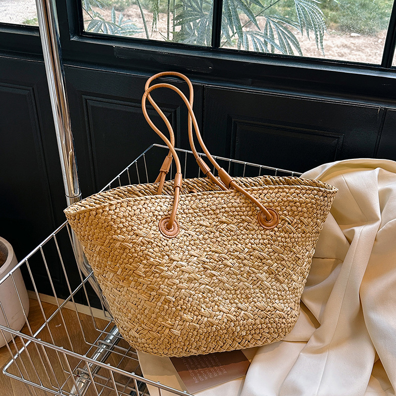 Casual rattan grande capacidad - Basket Bag Wicker avaliação e preço