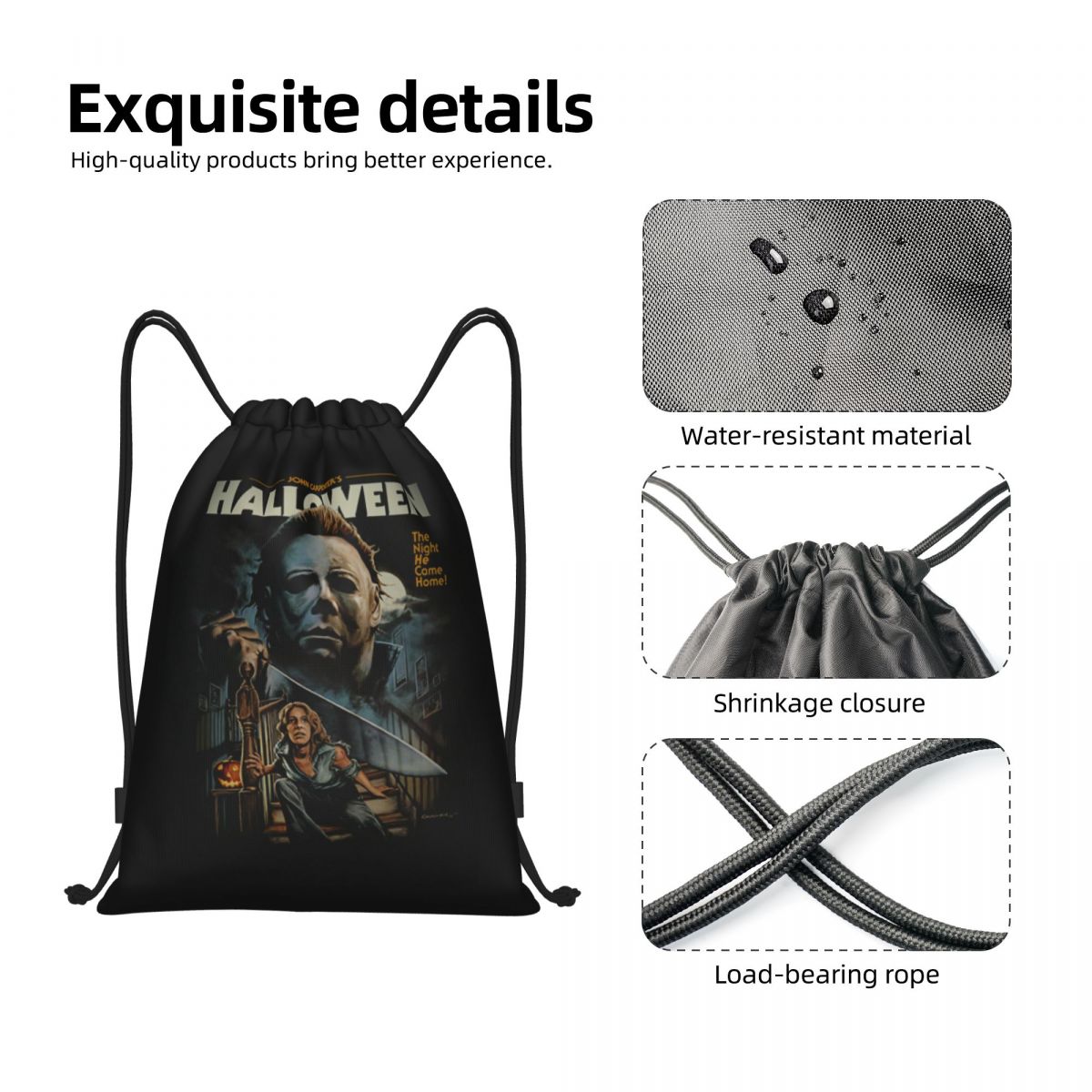 Halloween michael myers saco d - Women Bags Myer avaliação e preço