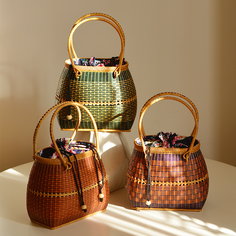 Cesta artesanal do Vietnã, arm - Women Bags Vietnam avaliação e preço