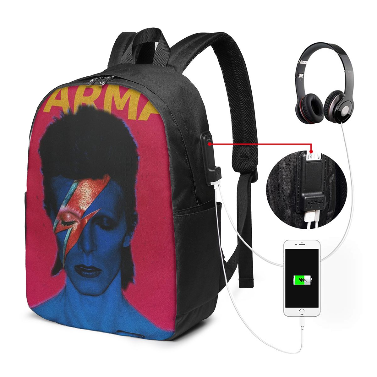 Mochila Davids Bowied para via - Women Bags For Travel avaliação e preço