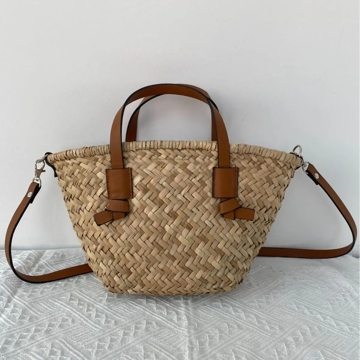 Bohemian Straw Basket Bag para - Basket Bag Wicker avaliação e preço