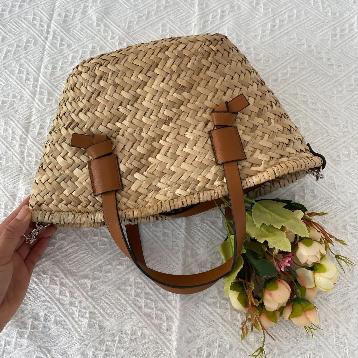 Bohemian Straw Basket Bag para - Basket Bag Wicker avaliação e preço