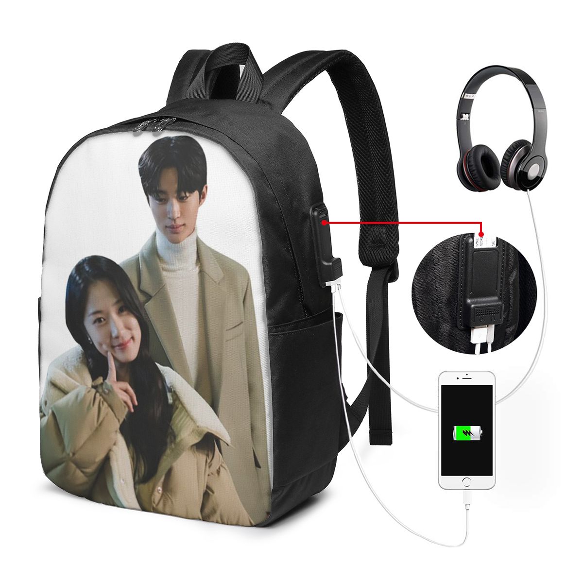 Mochila Lovely Runner Kdrama F - Women Bags For Travel avaliação e preço