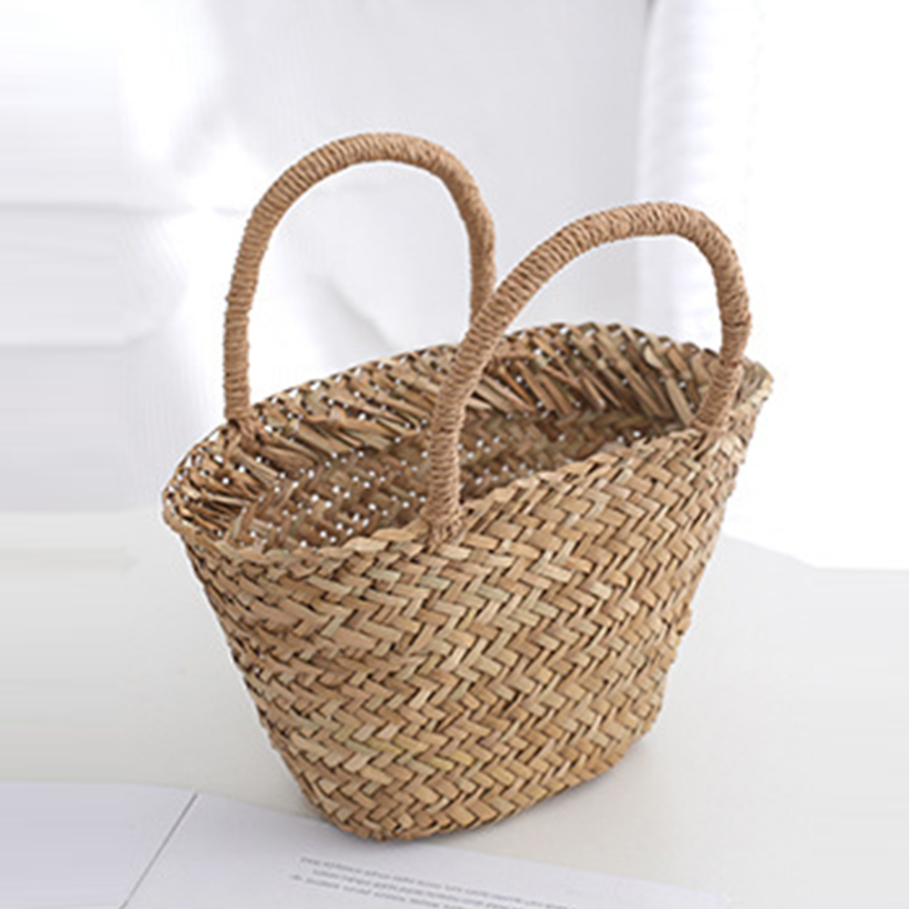 Saco de vime artesanal para mu - Basket Bag Wicker avaliação e preço
