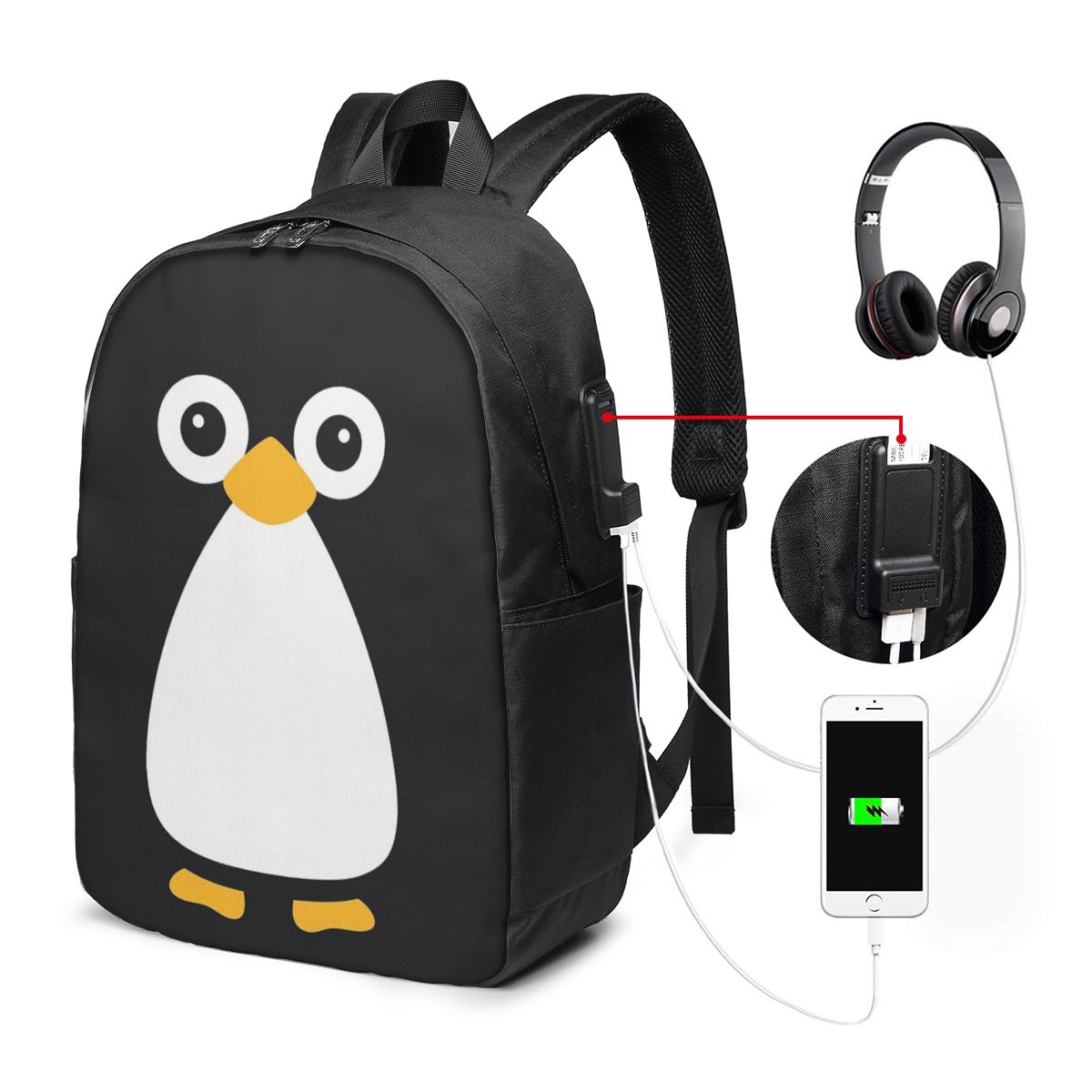 Mochila fofa com estampa de pi - Women Bags For Travel avaliação e preço